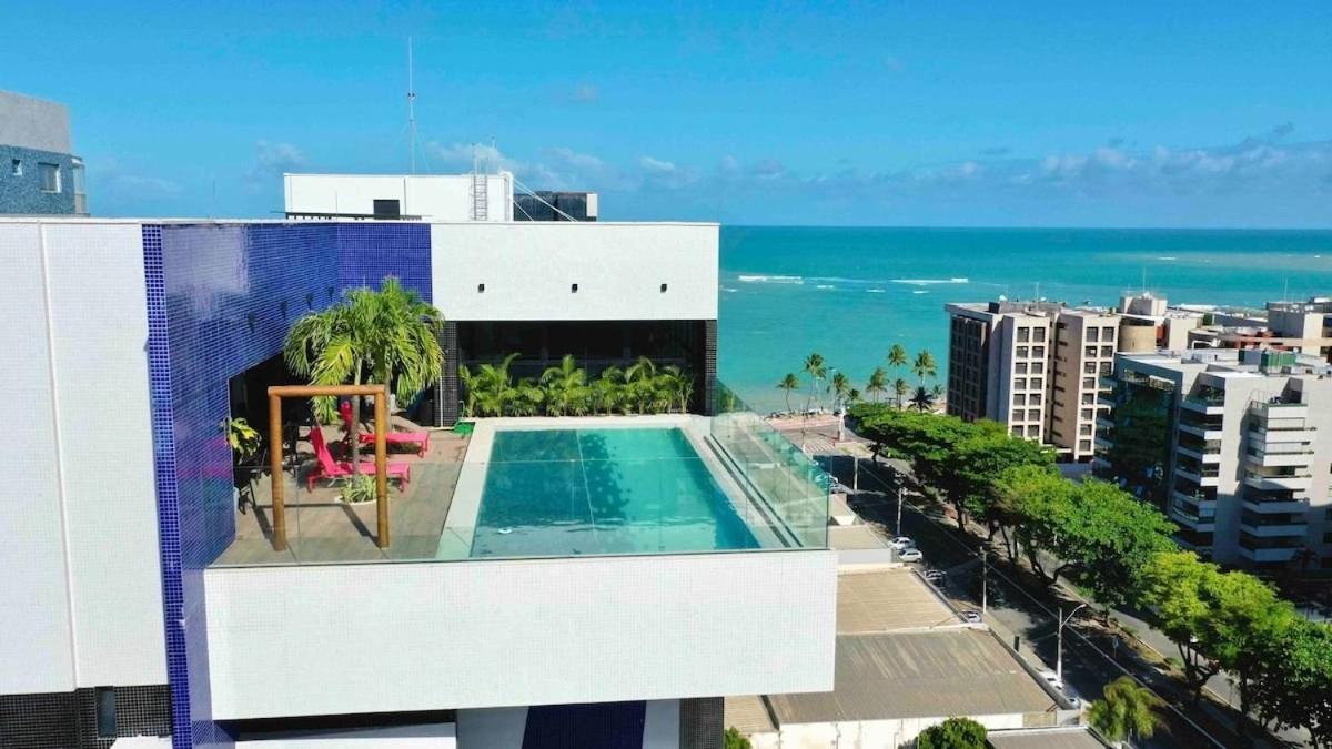 Edificio Sky Concept - Apt 1003 - Quarto E Sala Com Ar Condicionado, Piscina, Academia, Area Kids, Proximo A Praias Turisticas E Bares Badalados Maceio  Exterior photo